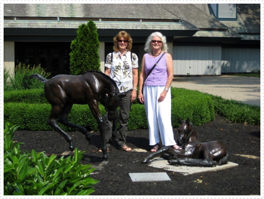Jean Hixon, Janice Milliken at KY Horse Park Jean Hixon, Janice Milliken at KY Horse Park