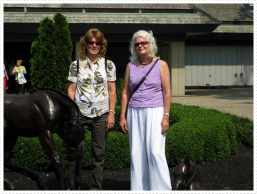 Jean Hixon, Janice Milliken at KY Horse Park Jean Hixon, Janice Milliken at KY Horse Park